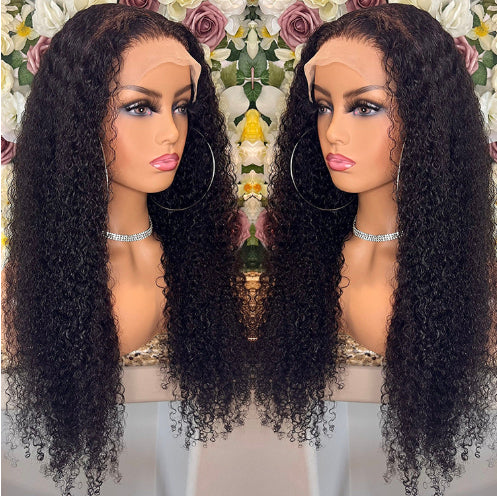 Kinky Curly Lace Frontal Human Hair Wig - HD Lace 150%