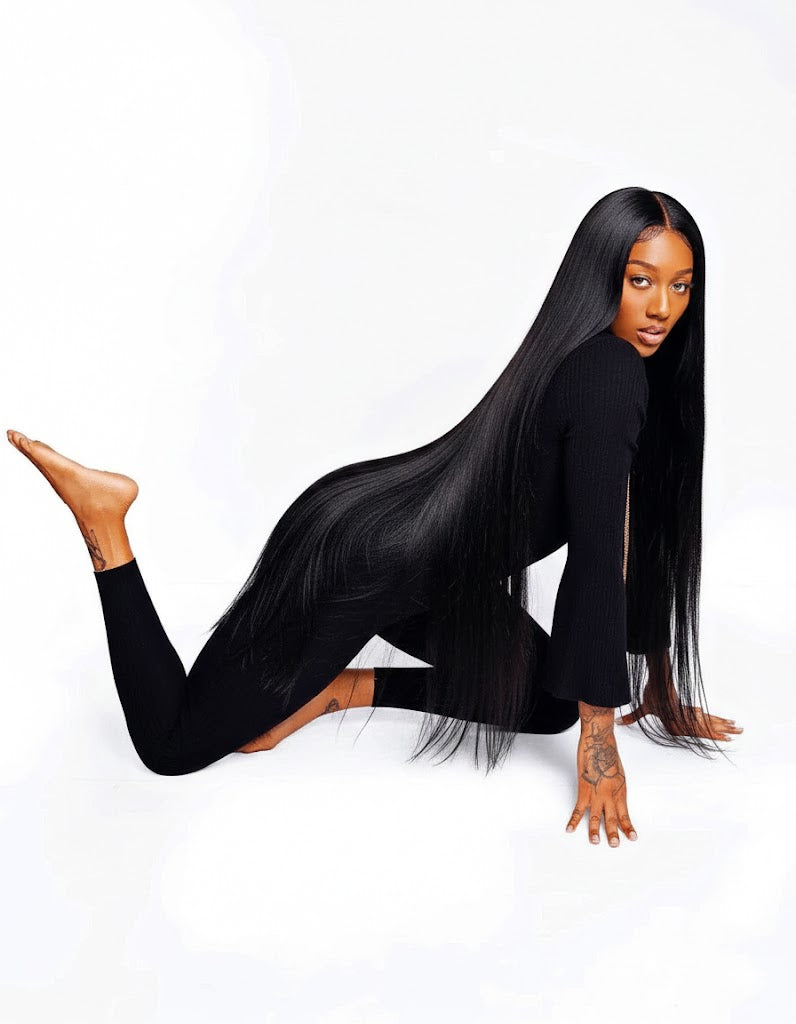 Straight Human Hair Bundles - Brazilian Premium 100g