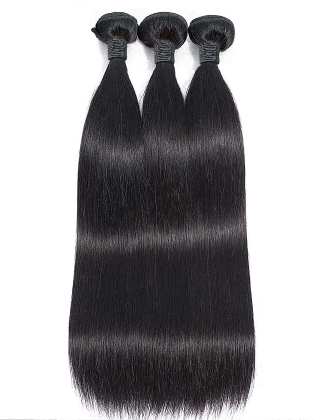 Straight Human Hair Bundles - Brazilian Premium 100g