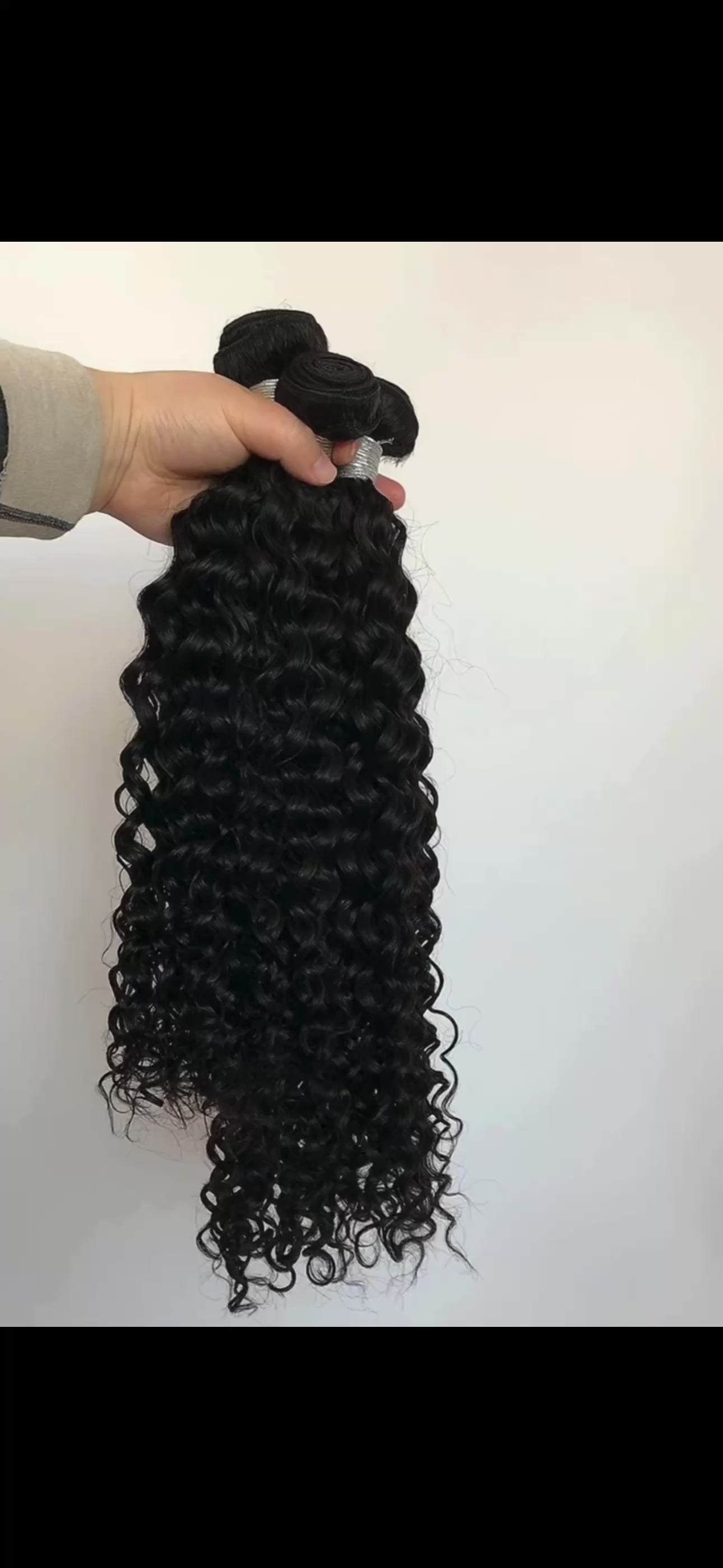 Water Wave Human Hair Bundles - Brazilian Premium 100g